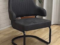 Fauteuil label51, otta, antraciet - afbeelding 1 van  1