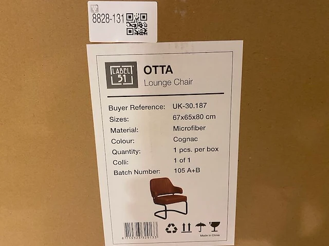 Fauteuil label51, otta, cognac - afbeelding 2 van  2