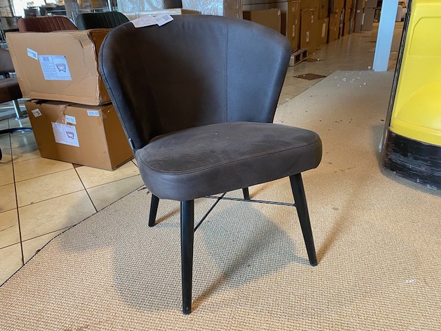 Fauteuil label51, wave, antraciet - afbeelding 1 van  3