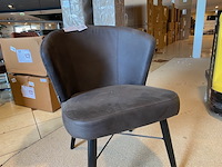 Fauteuil label51, wave, antraciet - afbeelding 2 van  3