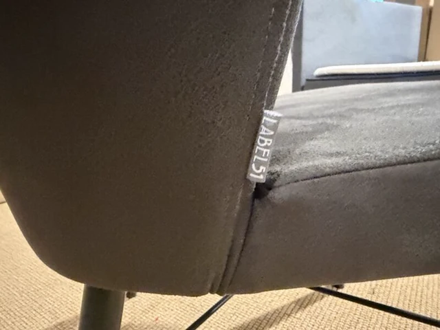 Fauteuil label51, wave, antraciet - afbeelding 3 van  5