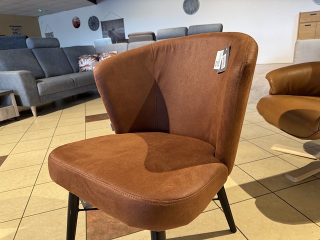 Fauteuil label51, wave, cognac - afbeelding 2 van  3