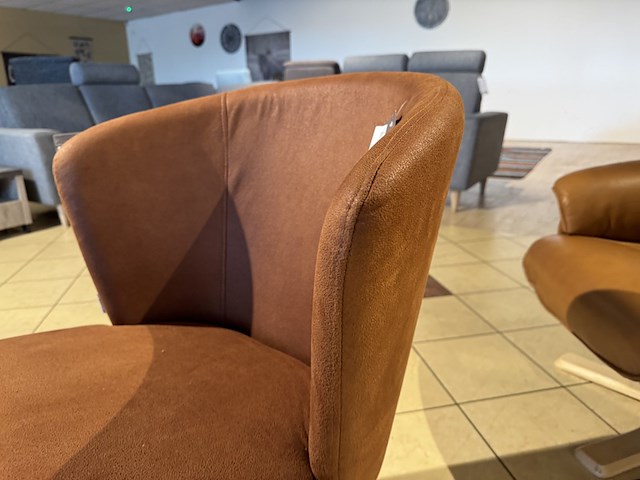 Fauteuil label51, wave, cognac - afbeelding 3 van  3
