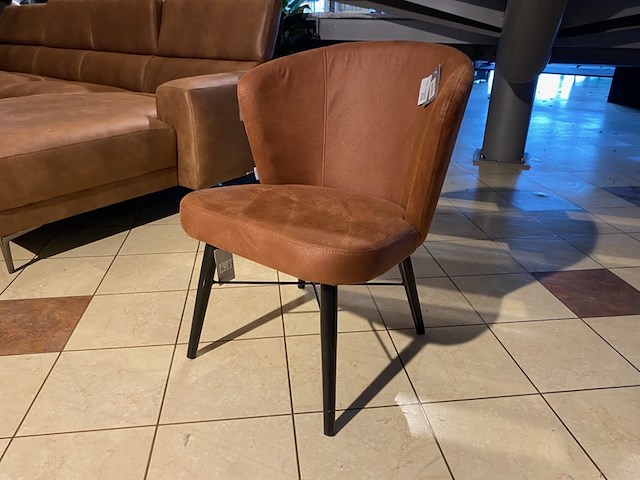 Fauteuil label51, wave, cognac - afbeelding 1 van  4