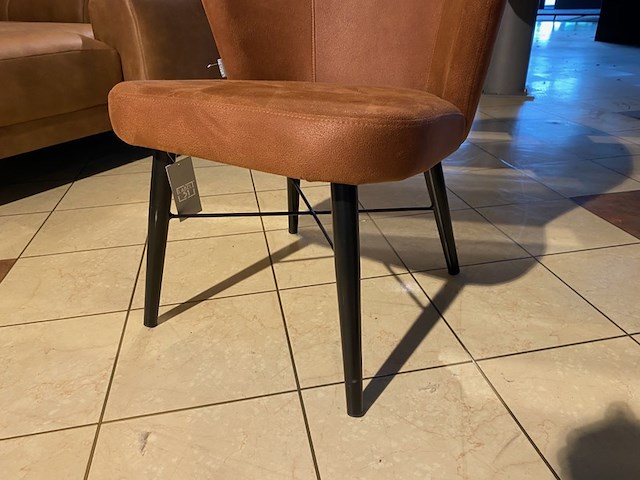Fauteuil label51, wave, cognac - afbeelding 3 van  4