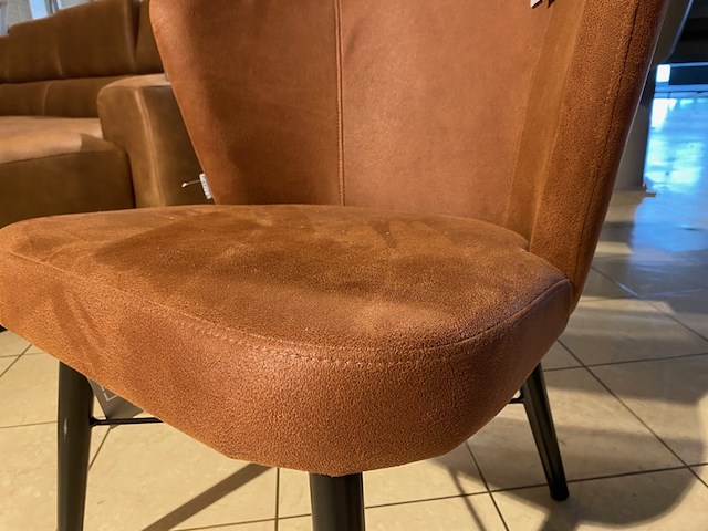 Fauteuil label51, wave, cognac - afbeelding 4 van  4