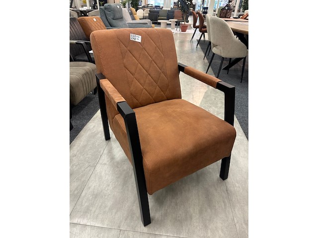 Fauteuil laurens, cognac - afbeelding 1 van  5