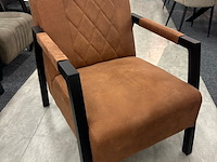 Fauteuil laurens, cognac - afbeelding 1 van  5