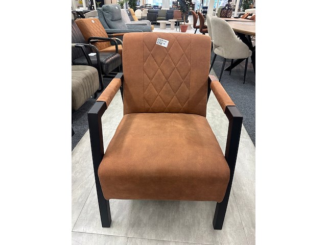 Fauteuil laurens, cognac - afbeelding 2 van  5