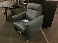 Fauteuil leder blauw - afbeelding 1 van  5