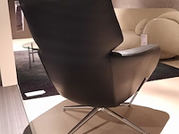 Fauteuil leolux, lloyd, zwart, draaibaar - afbeelding 5 van  8