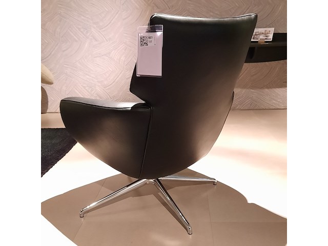 Fauteuil leolux, lloyd, zwart, draaibaar - afbeelding 6 van  8