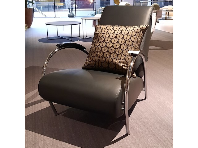 Fauteuil leolux, lotus, zwart - afbeelding 1 van  8