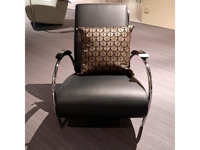 Fauteuil leolux, lotus, zwart - afbeelding 3 van  8
