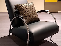 Fauteuil leolux, lotus, zwart - afbeelding 4 van  8