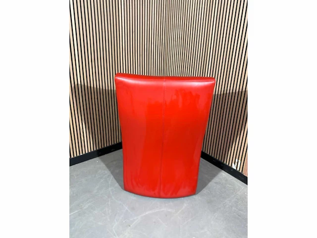 Fauteuil leolux rood (lage rugleuning) - afbeelding 4 van  4