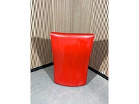 Fauteuil leolux rood (lage rugleuning) - afbeelding 4 van  4