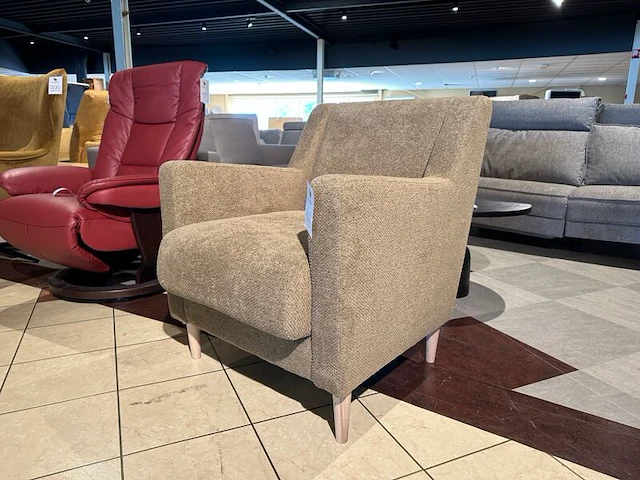 Fauteuil, lichtbruin/grijs - afbeelding 2 van  6