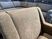 Fauteuil, lichtbruin/grijs - afbeelding 5 van  6