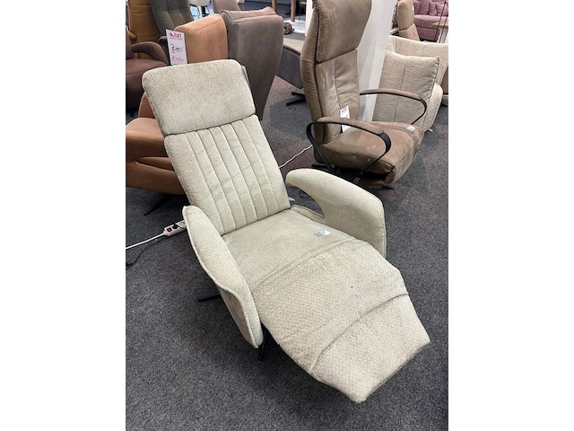 Fauteuil manueel koen, geweven beige - afbeelding 1 van  4