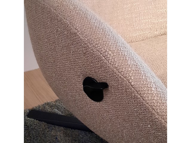 Fauteuil met footstool conform, globe, taupe - afbeelding 2 van  14