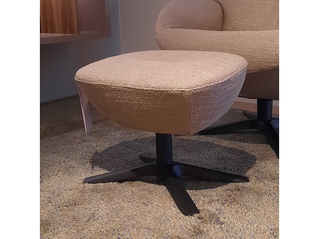 Fauteuil met footstool conform, globe, taupe - afbeelding 3 van  14