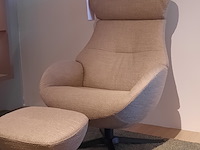 Fauteuil met footstool conform, globe, taupe - afbeelding 9 van  14