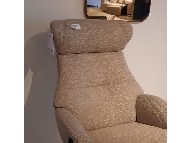 Fauteuil met footstool conform, globe, taupe - afbeelding 14 van  14