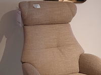 Fauteuil met footstool conform, globe, taupe - afbeelding 14 van  14