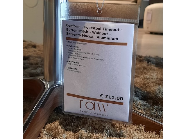 Fauteuil met footstool conform, timeout, bruin - afbeelding 2 van  12