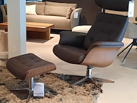 Fauteuil met footstool conform, timeout, bruin - afbeelding 1 van  12