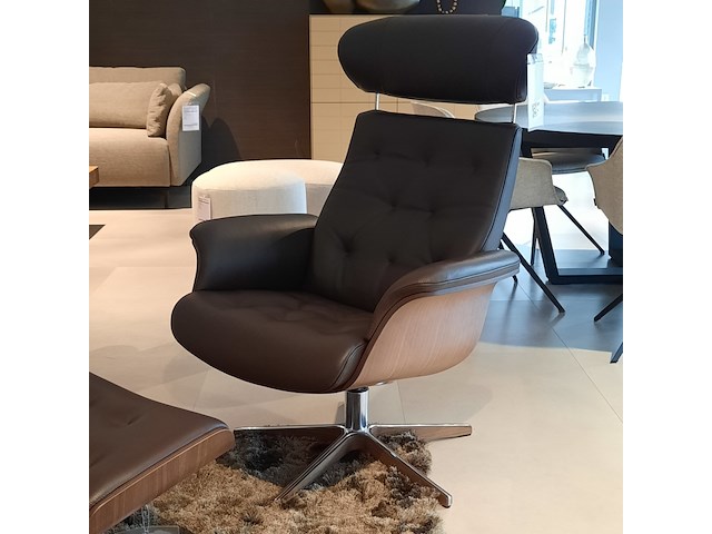 Fauteuil met footstool conform, timeout, bruin - afbeelding 6 van  12