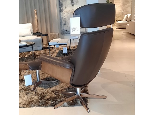 Fauteuil met footstool conform, timeout, bruin - afbeelding 7 van  12