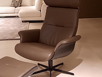 Fauteuil met footstool conform, timeout large, bruin - afbeelding 3 van  9