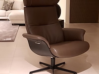 Fauteuil met footstool conform, timeout large, bruin - afbeelding 4 van  9