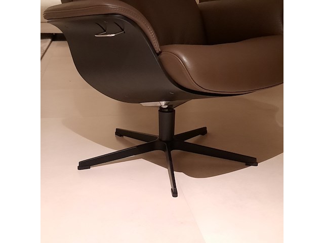 Fauteuil met footstool conform, timeout large, bruin - afbeelding 5 van  9