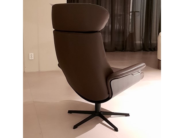 Fauteuil met footstool conform, timeout large, bruin - afbeelding 6 van  9