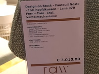 Fauteuil met footstool design on stock, nosto, inclusief hoofdkussen - afbeelding 4 van  11