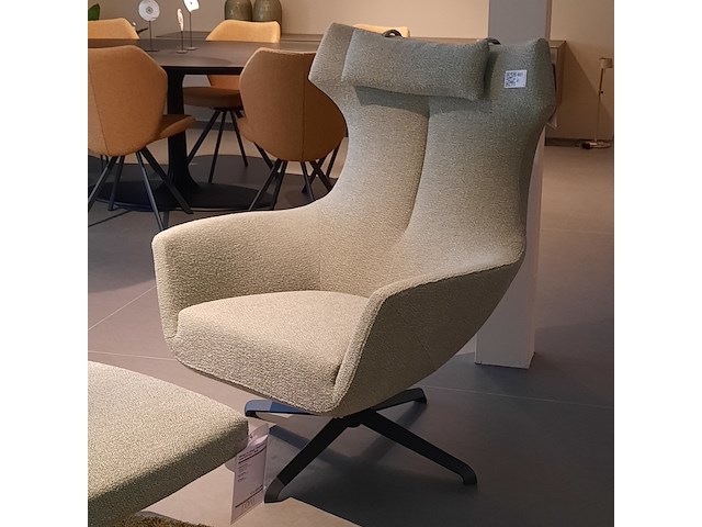 Fauteuil met footstool design on stock, nosto, inclusief hoofdkussen - afbeelding 5 van  11