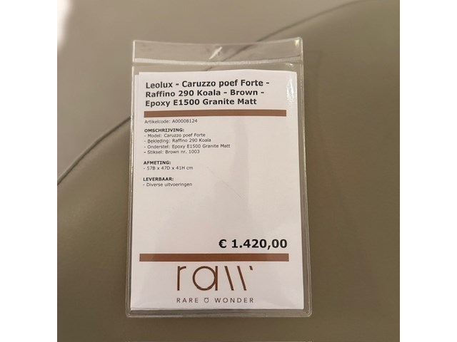 Fauteuil met footstool leolux, caruzzo plus, koala, draaibaar en verstelbaar - afbeelding 3 van  9