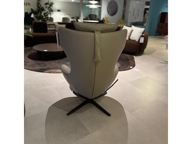 Fauteuil met footstool leolux, caruzzo plus, koala, draaibaar en verstelbaar - afbeelding 6 van  9