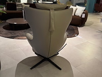 Fauteuil met footstool leolux, caruzzo plus, koala, draaibaar en verstelbaar - afbeelding 6 van  9