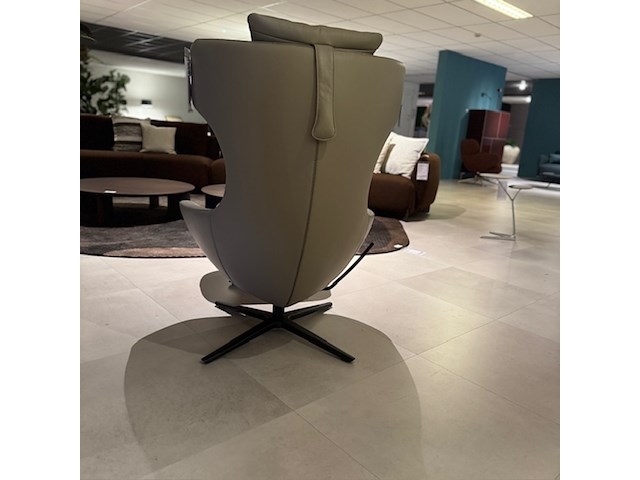Fauteuil met footstool leolux, caruzzo plus, koala, draaibaar en verstelbaar - afbeelding 7 van  9