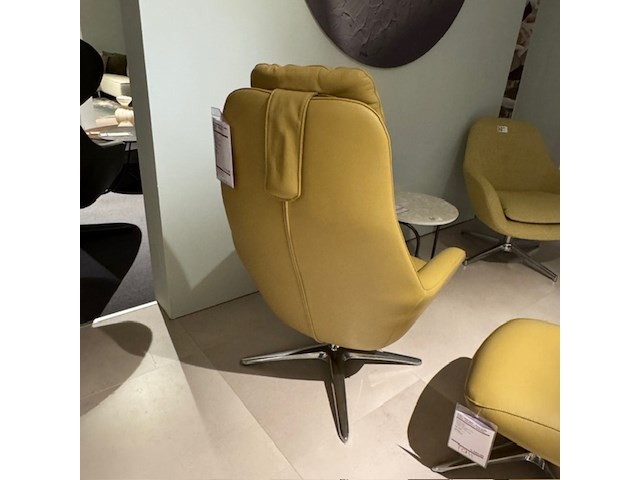Fauteuil met footstool pode, spot two, draaibaar - afbeelding 2 van  10