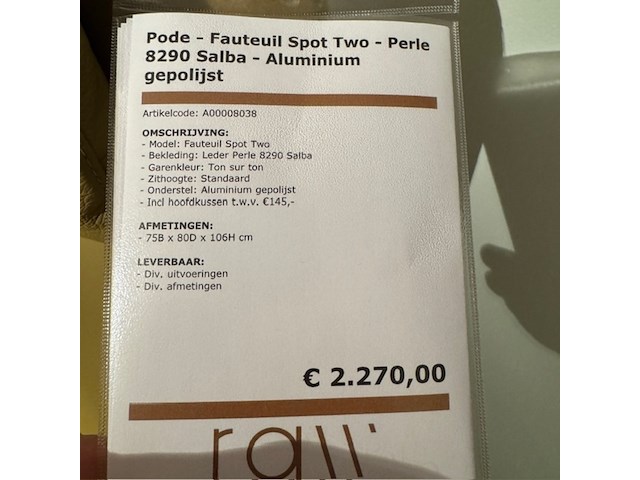 Fauteuil met footstool pode, spot two, draaibaar - afbeelding 3 van  10