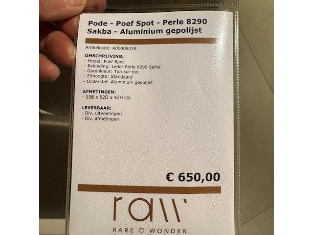 Fauteuil met footstool pode, spot two, draaibaar - afbeelding 4 van  10
