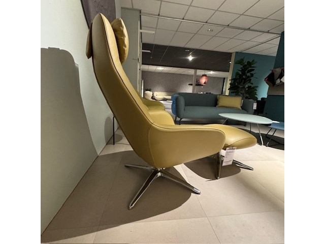 Fauteuil met footstool pode, spot two, draaibaar - afbeelding 8 van  10