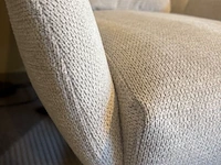 Fauteuil met voetenbank, relaxfauteuil aj living, beige - afbeelding 6 van  6