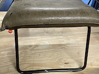 Fauteuil met voetenbankje, jess, bruin - afbeelding 2 van  2