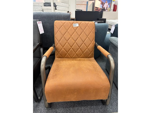 Fauteuil michel, cognac - afbeelding 1 van  7